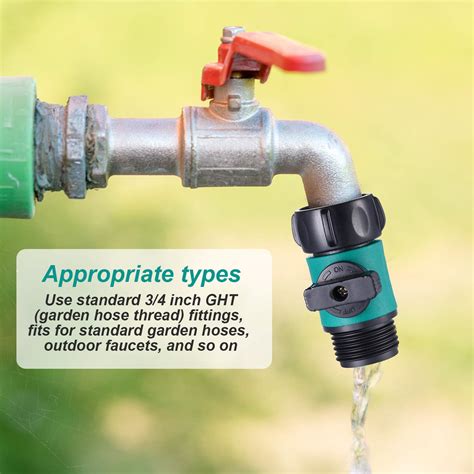 Buy Shut Off Valve Plastic Garden Hose Connect Water Hose Turn Off