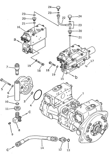 708 23 11301 Komatsu PUMP SUB ASS Y