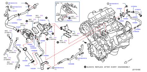 Diagram WATER HOSE PIPING For Your Nissan