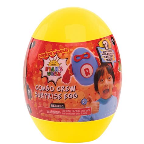 Ryan's World Combo Crew Surprise Egg (Series 1) Yellow Egg