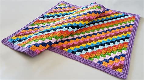 Crochet Rectangular Rug For Your Home Decor CrochetBeja