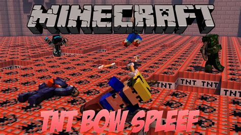 Minecraft Mini Game TNT BOW SPLEEF YouTube