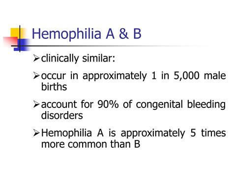 Ppt Hemophilia Powerpoint Presentation Free Download Id 149152