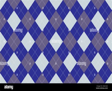 Argyle Pattern Seamless Fabric Texture Background Classic Argill