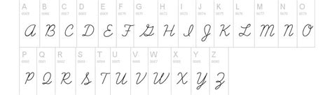 Simple Cursive Font