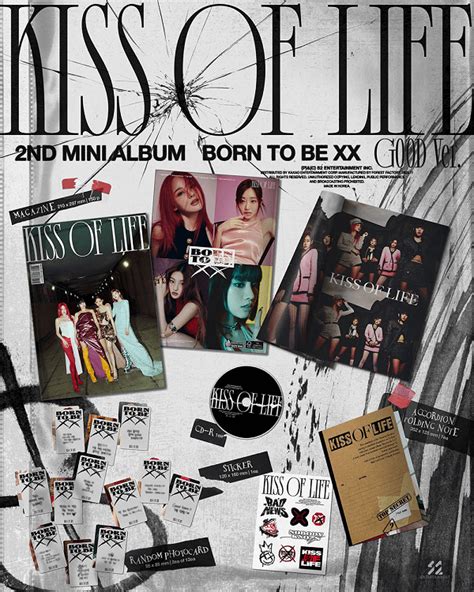 KISS OF LIFE 2ND MINI ALBUM BORN TO BE XX Kpop USA