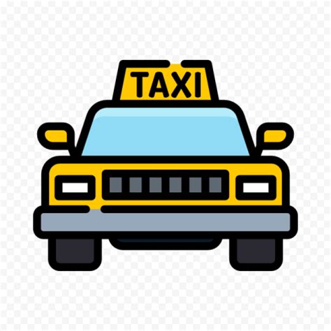 Vector Vintage Taxi Cab Icon PNG | Citypng