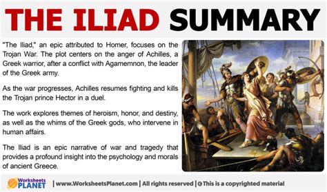 The Iliad Summary