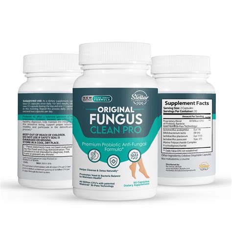 10 Pack Fungus Clean Pro Probiotic Fungus Inhibitor 60 Capsules X10 Vitamins And Minerals