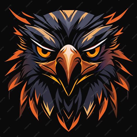 premium vector striking raptor eye