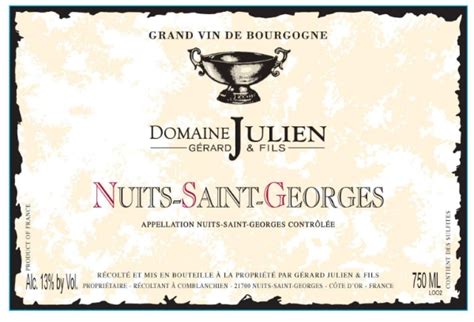 2021 Gerard Julien Nuits St Georges MacArthur Beverages