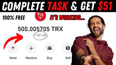 Claim Free 50 Tron Coin On Trust Wallet Free TRX 2024 YouTube