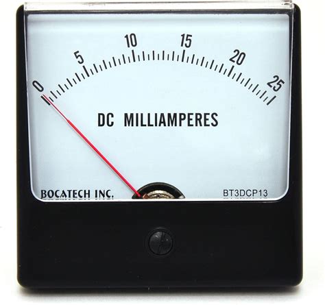 Bt3dcp13 Panaview Panel Meter Analog Dc Milliammeter 35 0 25 Electronics