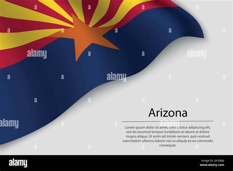 Arizona Vector Flag Stock Vector Images Alamy