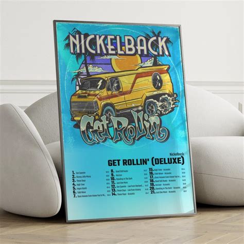 Nickelback Get Rollin' Deluxe Album Cover Poster Wall - Etsy