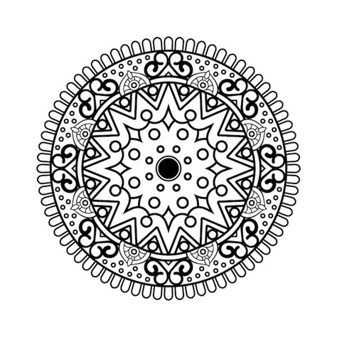 Mandala Decorativa Y Patr N Para La Boda De Mehndi Islam Esquema De