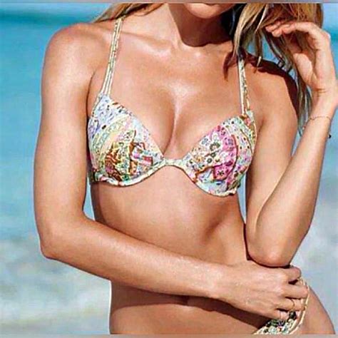 Victoria S Secret Swim Victorias Secret Paisley Bikini Top With A