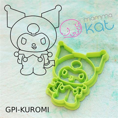 Archivo Stl Cortador De Galletas Kuromi De Hello Kitty 8cm 👋・diseño Imprimible En 3d Para