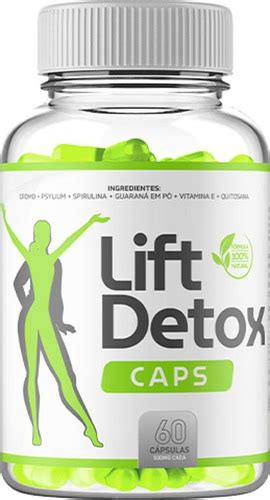 Lift Detox Turbo Caps Potes C Psulas Original Parcelamento Sem Juros