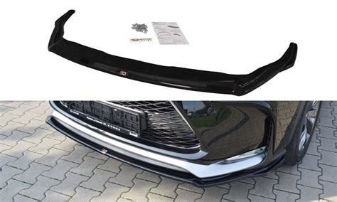 Front Splitter V 1 Lexus Nx Mk1 F Sport Gloss Black Our Offer Lexus Nx Mk1 [2014 2017