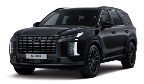 Calligraphy Black Hyundai Motor S Stylish New Palisade SUV KED Global