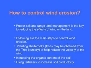 Wind erosion | PPT