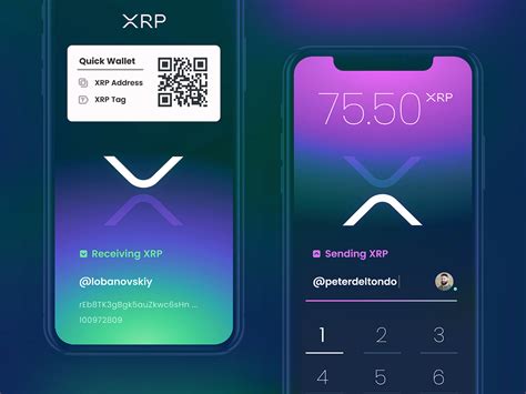 XRP - Wallet by Eddie Lobanovskiy on Dribbble