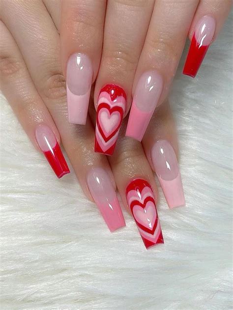 ¡diseño De Uñas Con Corazones Que Debes Probar Valentines Day Nails