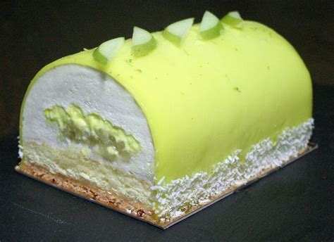 Bûche exotique coco citron vert Les délices de Vanish