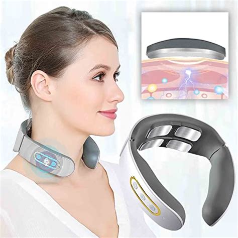 Onlyliua Neck Massager Intelligent Massage Instrument 4 Massage Heads 15 Gears In Total Neck