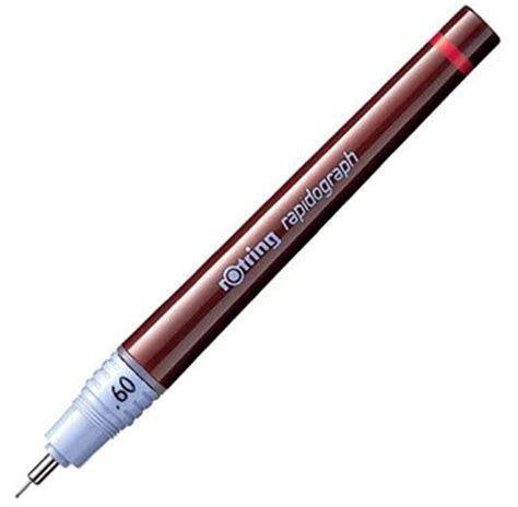 Rotring Rapidograph Pen - 0.6 mm - Black Ink – GoldenGenie