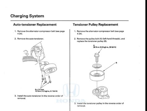 Honda Pilot Belt Tensioner Replacement Honda Pilot Honda Pilot