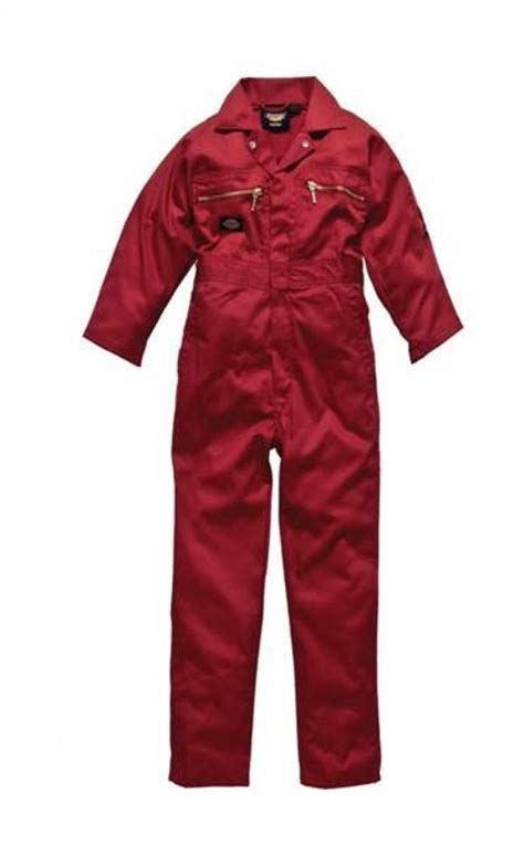 Buy Dickies Redhawk Junior Red Boilersuit From Fane Valley Stores