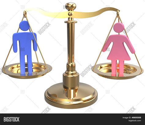 Equality Scales Weigh Gender Image And Photo Bigstock