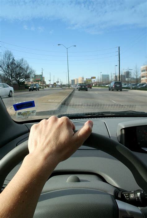 Driver s View stock image. Image of trip, road, drive - 4593259