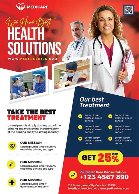 Health Care Services Marketing Flyer PSD | PSDFreebies.com