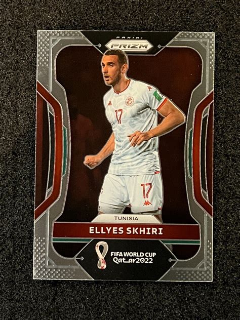 Panini Prizm Fifa World Cup Qatar Ellyes Skhiri Ebay