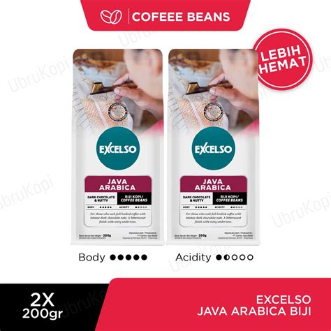 Jual EXCELSO JAVA ARABICA BIJI 200G TWIN PACK Shopee Indonesia