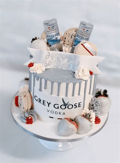 Alcohol Birthday Cake Ideas Images Pictures