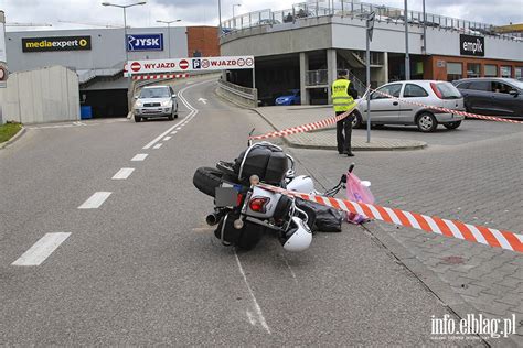 Zdjęcia Wypadek motocyklisty z toyota Fot 7 info elblag pl