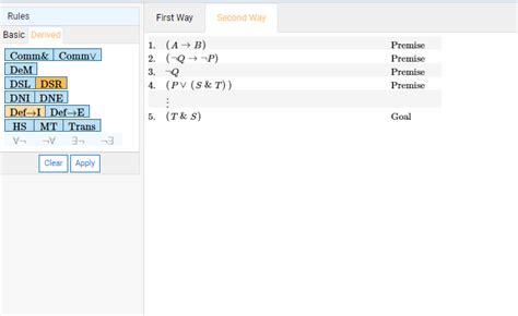 Solved Complete The Following Derivation Using The Following Chegg