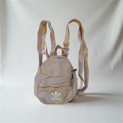 Mochila Pequeña Adidas Nude Logo Blanco Nude MercadoLibre