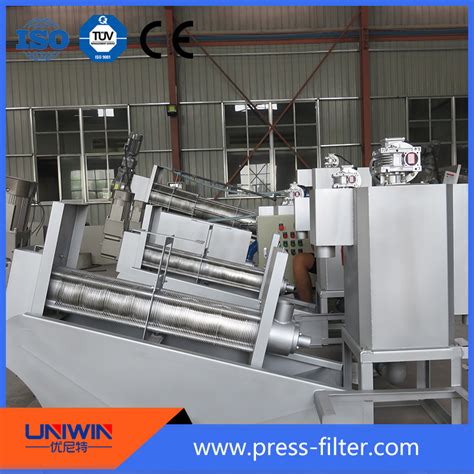 Fully Automatic Sludge Wastewater Treatment Screw Press Industrial