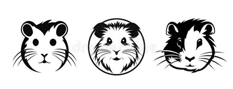 Hamster Icon Lemming Symbol Minimal Guinea Pig Silhouette Cavy Pet