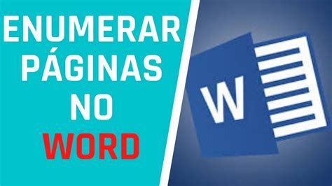 COMO NUMERAR PÁGINAS NO WORD normas ABNT Word 2010 ao 2019