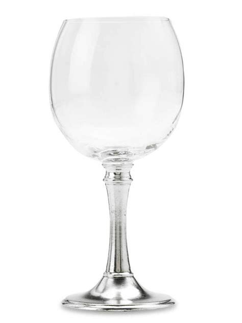 Match Pewter Tosca Small Balloon Wine Glass By Match Pewter The Lamp Stand