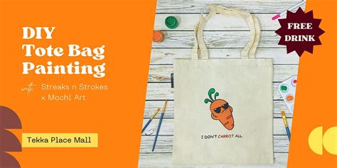 Diy Tote Bag Painting Tekka Place Singapore 24 November 2023