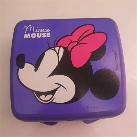 Porta Sandu Che Minnie Mouse Disney Roxo Tupperware Mercadolivre