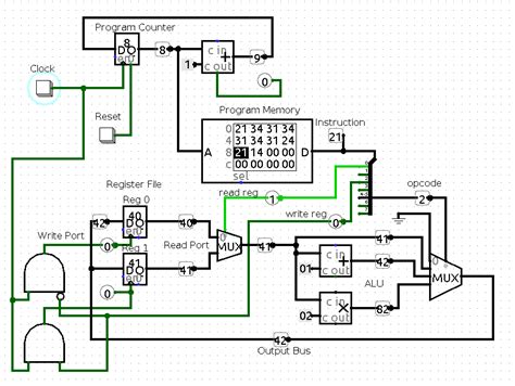 Simple Microprocessor Circuit Diagram Circuit Diagram