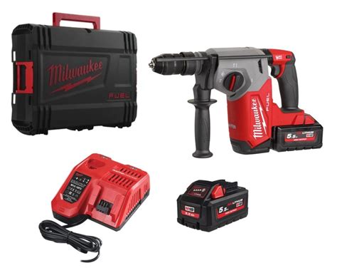 Milwaukee M Fhx X V Li Ion Accu Sds Plus Boorhamer Set X Ah